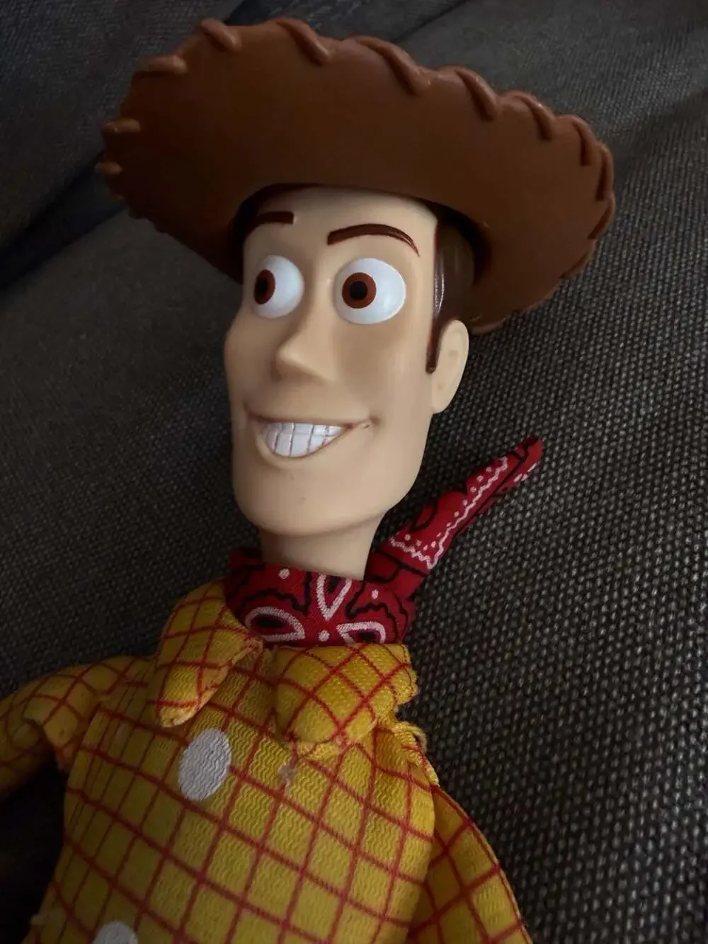 1995 Burger King Disney Pixar Toy Story Sheriff Woody Plush Action Figure